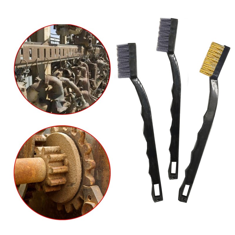 Sayago 6PCS Brass Wire Brush Wire Brushes Set Small Mini