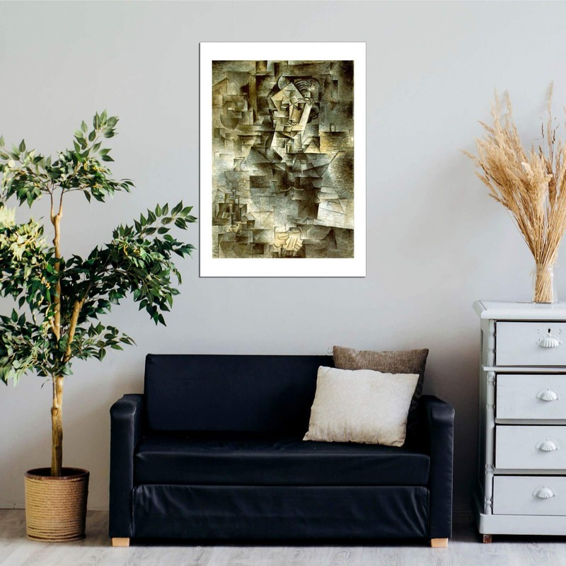 Spiffing Prints Pablo Ruiz Picasso Portrait by Daniel Henry Kahnweiler