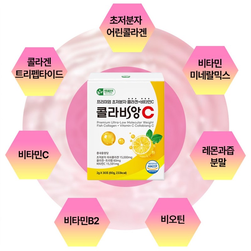 Ultra-Low Molecule Young Collagen Vitamin C Lemon Tripeptide Dipeptide Colavian