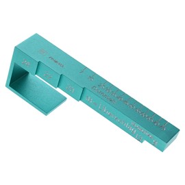 FEPS Tool FE-ML003 Window Gauge Aluminium for Measuring Backset, Flap and Groove Axis