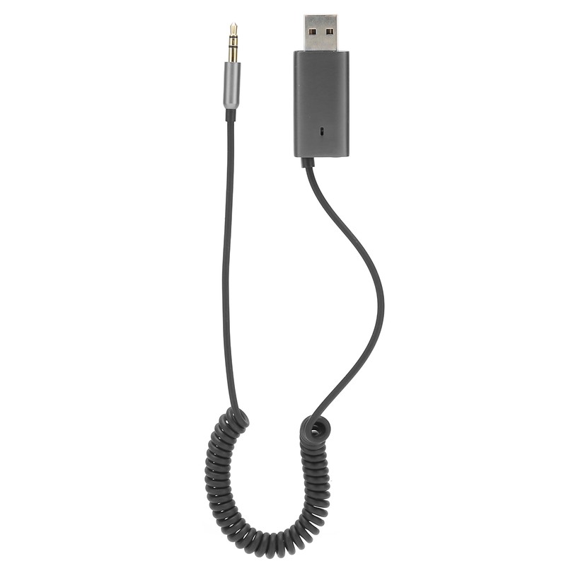 Bluetooth 5.1 Aux Adapter Built in Mic Hands Free Call