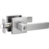 Berlin Modisch Contemporary Square Entry Lever Door Handle Lock and