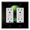 Graphics Wallplates - Alien X-File - Dual Rocker/GFCI Outlet Wall