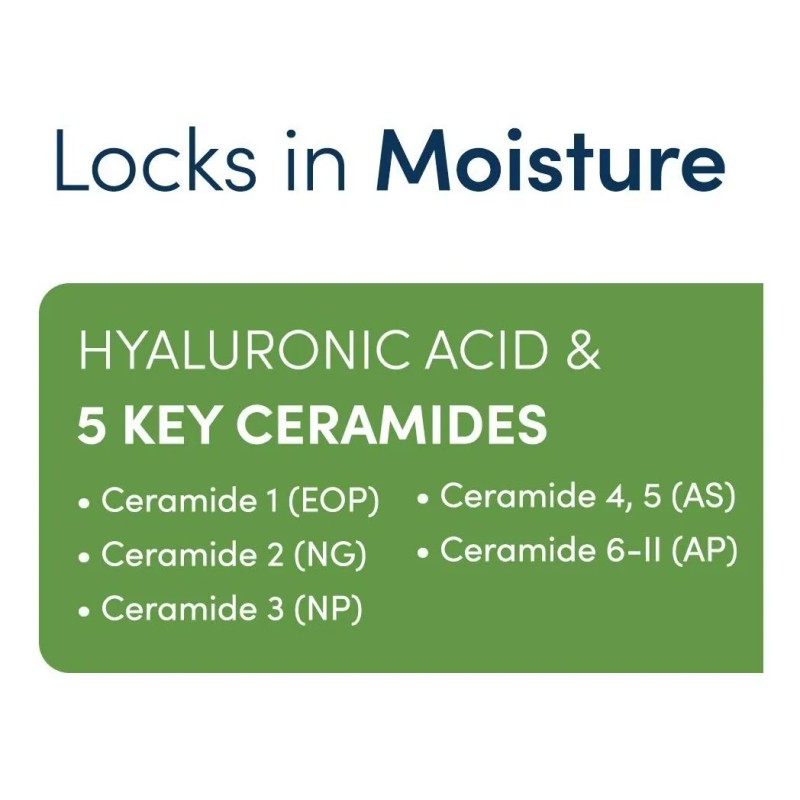 Vanicream Crema Hidratante Facial Ácido Hialurónico Piel Sensible 89ml