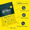 Nutrition Geeks Turmeric Tablets 2000 mg with Black Pepper &