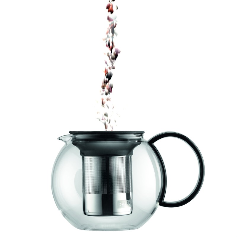 Bodum Assam Glass Tea Press with Stainless Steel Filter and