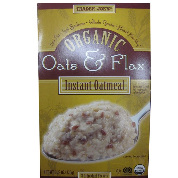 Trader Joe's Organic Oats & Flax Instant Oatmeal