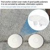 Pool Anchor Sockets Cover Compatible with Pool Ladders, and Railing