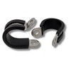 Lumonic 5 x 16 mm pipe clamps with rubber insert,