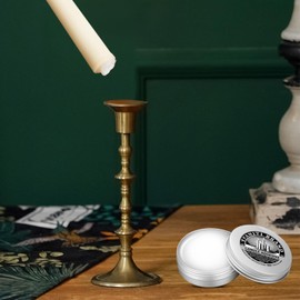 Candle Adhesive Taper Candle Glue - 1 oz Candle Adhesive Grip for Secure Candlestick Hold Candle Accessories