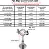 Beduan 1.5 Inch Stainless Steel Pipe Support Wall Ceiling Mount