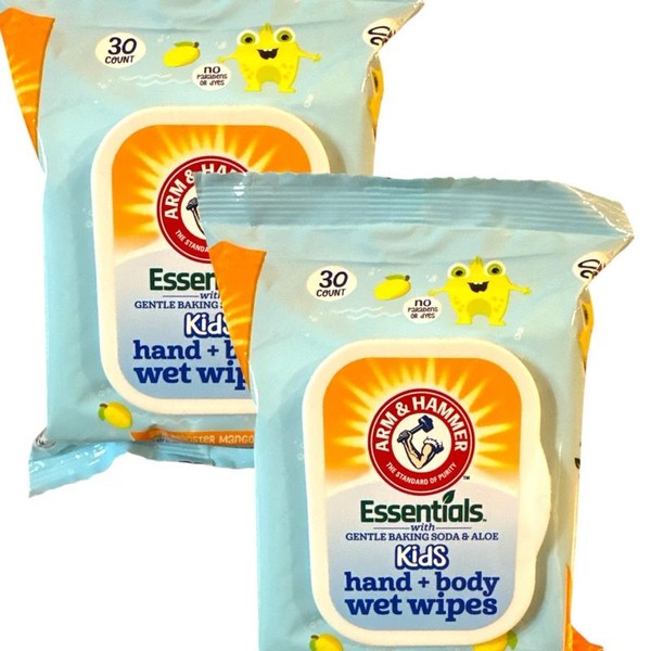 2x 30 Ct Face+Body Wipes - Brazilian Mist with Pistachio