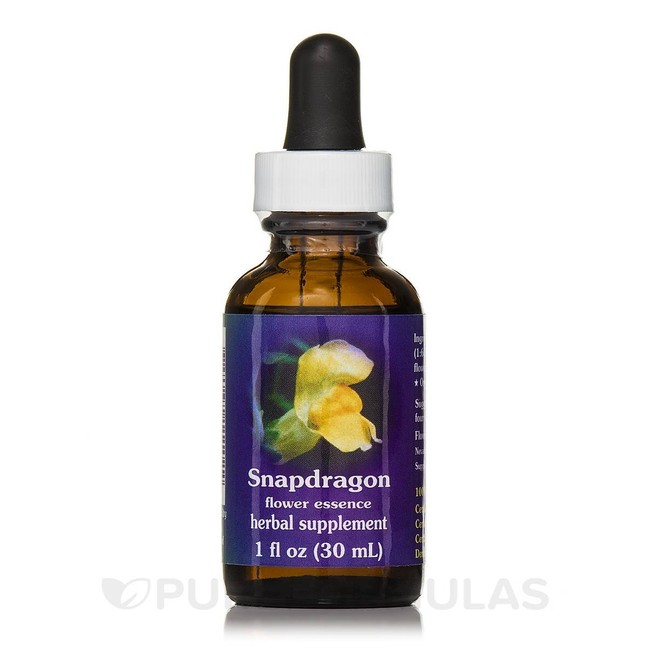 Flower Essence Services Dropper Herbal Supplements, Snapdragon, 1 Ounce