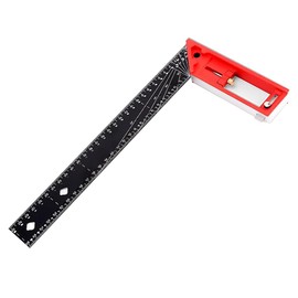 1 Pcs Woodworking Square Ruler, Multi-Angle Measuring Ruler, Adjustable Square 30-90 Degrees Multifunctional Gauge Right Angle Ruler, L Square for Precise Measuring, Drawing, Woodworking, Shape Ruler