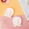 AQOKKA Newborn Baby Mittens No Scratch Cotton Elastic Wrist Gloves