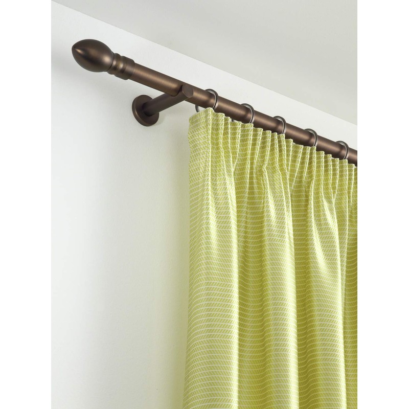 GARDINIA Curtain Rings for Curtain Rods, Diameter 25 mm, with