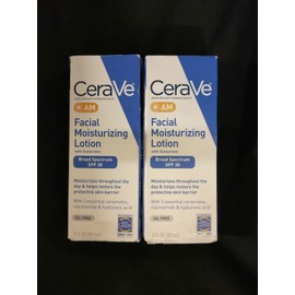 Cerave 2PACK-Cerave AM Facial Moisturizing SPF 30 Face Moisturizer 3 fl oz Each