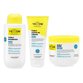 Yellow Curls Shampoo + Mask + Leave In Cream