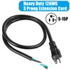 6FT 12AWG 3 Prong Heavy Duty Universal AC Appliance Replacement