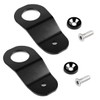 2 Pack Black Aluminum Radiator Stay Mount Bracket With Washer