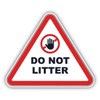 Do Not Litter Vinyl Sticker Decal