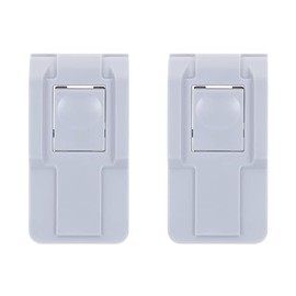 2 Pelican Silver Replacement Push Button Medium Air Case Latches. Fits Air Series Cases.