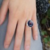 The Flash Supergirl Silver Plated Adjustable Novelty Ring