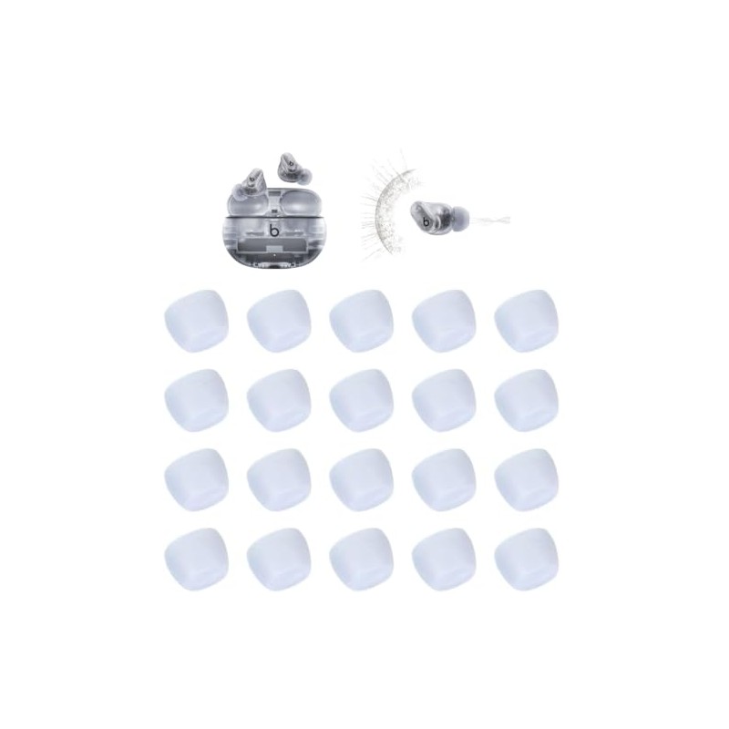 Zotech Replacement Earbud Tips for Beats Studio Buds +, 10