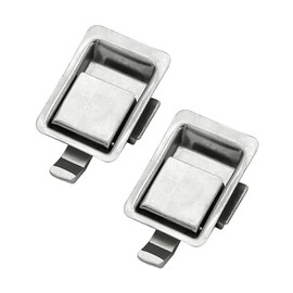 Cerradura de paleta de acero inoxidable Cerradura de paleta pequea aplicada a puertas de gabinetes elctricos, pestillo de paleta empotrado en...      