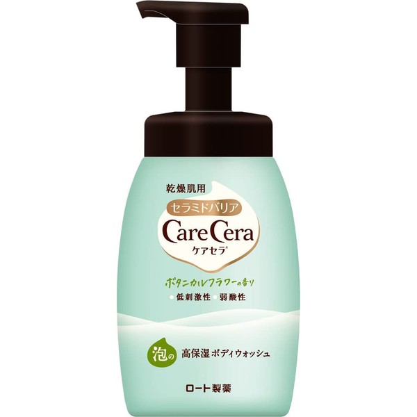 CareCera Foam Moisturizing Body Wash, Body Soap, Botanical Flower Scent, 15.9 fl oz (450 ml) (x1)