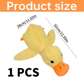 Anti Stress Ente für Hunde,Hund Spielzeug,Hundespielzeug Beruhigende,Ente für Pfotenmond,Entes Kuscheltier,Dog Toys zur Beruhigung & Unterhaltung,Welpen Kreatives Plüsch Weiches Kissen für Kleine,Groß