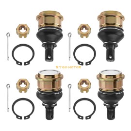 M MATI Front Upper Lower Ball Joints for Yamaha Kodiak 450 700 & Grizzly 550 700 4-Pack