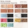 Duo Eye Shadow Palette，Nude Matte+ Warm Gray Matte Shades Eyeshadow