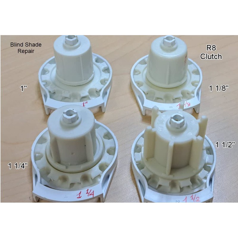 Rollease Clutch Skyline Hook Mount (White, SL10 1 1/8" Tube)