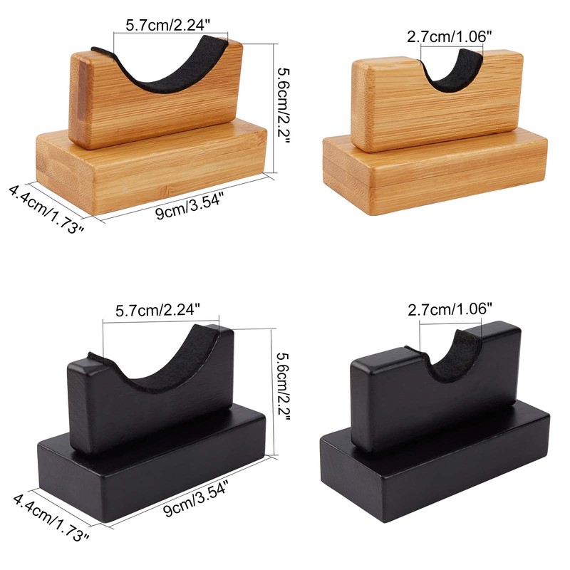 AHANDMAKER Baseball Bat Display Stand, Set of 2 Baseball Bat