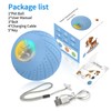 PAKESI Smart Interactive Dog Ball Toy,Active Rolling Ball for Puppy/Small
