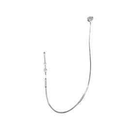 2000 Pcs Plastic Fastener Hang Tag Clear Snap Lock Pin Security Loop for Retail Store Clothing Accessory Price Pins (7" Clear)