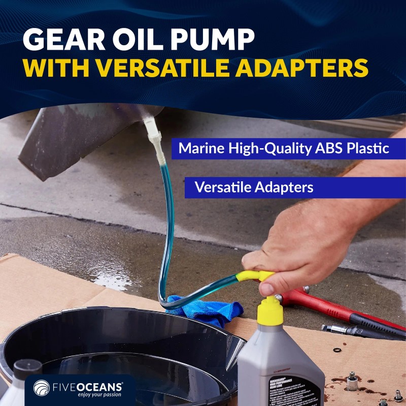 Five Oceans Universal Outboard Motor Flusher Rectangular Muffs & Gear