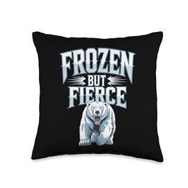 Ice Bath and Cold Shower Wellness Cold Therapy Recovery Tee Throw Pillow