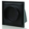 125 mm Diameter Easy to Fit Hooded Cowled External Wall