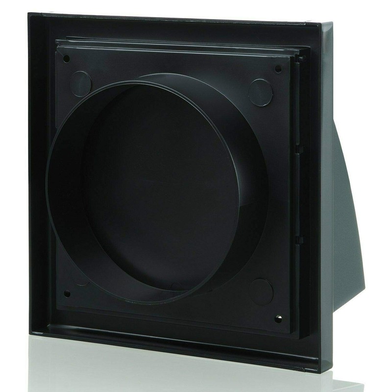 125 mm Diameter Easy to Fit Hooded Cowled External Wall
