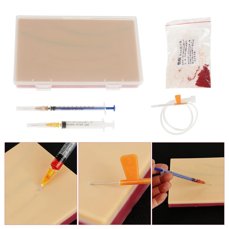 Injection Suture Training Human Skin Pad Repeated Model for Student