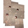 El Greko Maroon 4x4 Brushed Marble Stone Tile Backsplash Wall
