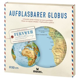 moses Fernweh Inflatable Globe | Map of the World