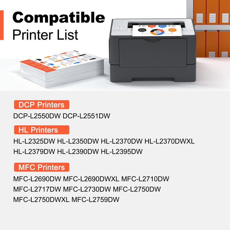 v4ink 2PK TN760 Toner Compatible Replacement for Brother TN760 TN730