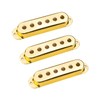 DIAO79NI 3Pcs Single Coil Guitar Pickup Covers (50/50/52mm Pole Spacing),