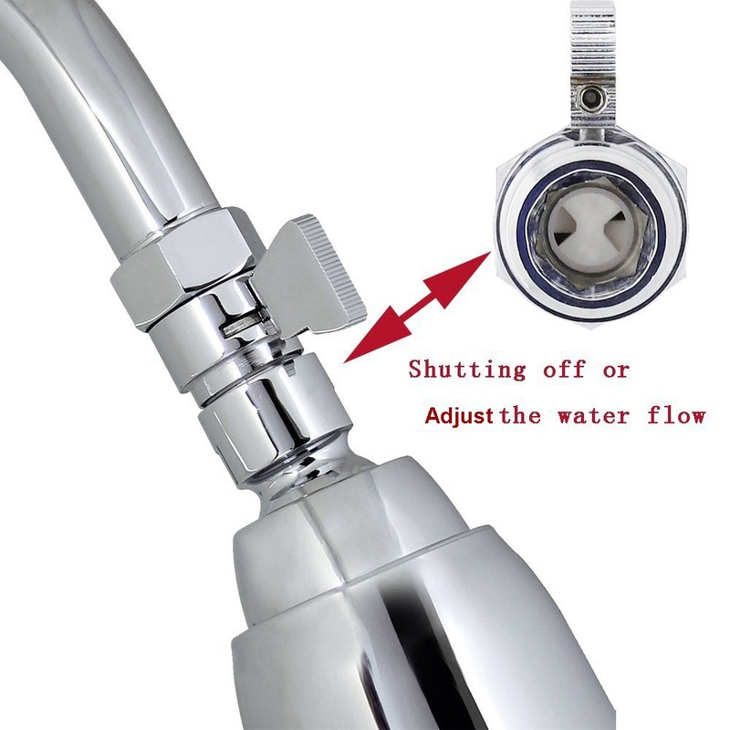Sumnacon Shower Head Shut-off Valve Connects Shower Head and Hose