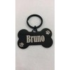 Placa De Identificacion Personalizada Para Perros (M, Plateado)