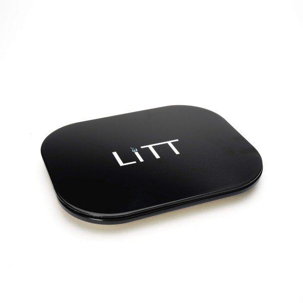 Litt Stash Metal Rolling Tray with Magnetic Rolling Lid- Smart