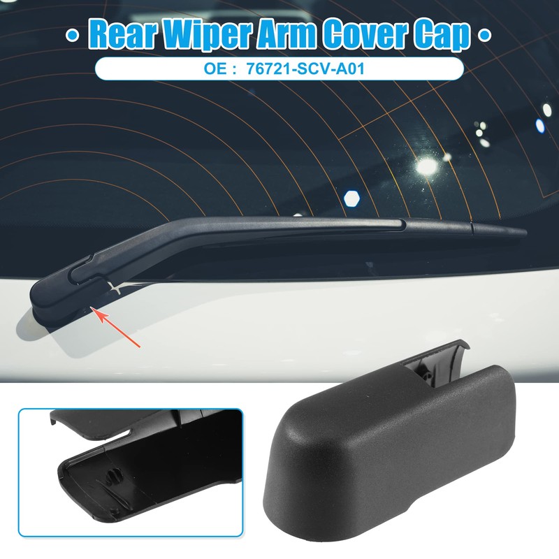 ACROPIX Rear Windshield Wiper Arm Nut Cover Cap Fit for